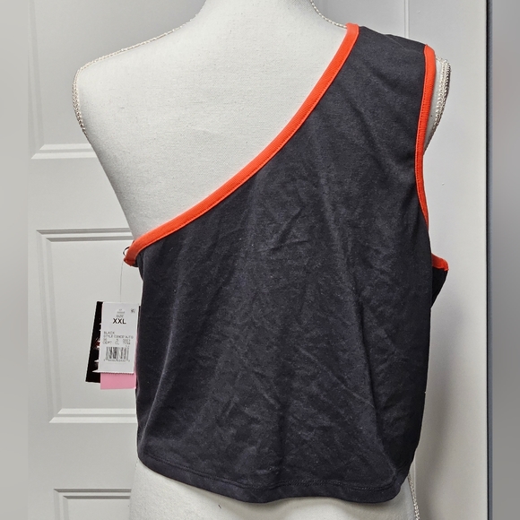 Def Leppard One-Shoulder Crop Top XXL NWT - Picture 4 of 6